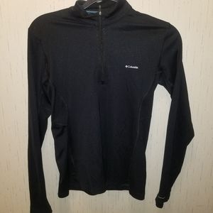 Columbia Omni-Heat Black Small Pullover 1/4 Zip